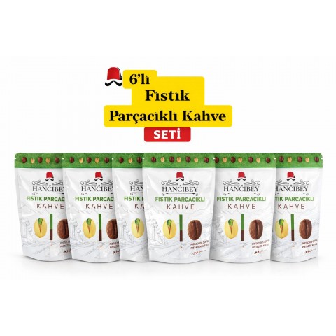“Antep fıstık parçacıklı kahve 150 gr paket – doğal ve katkısız