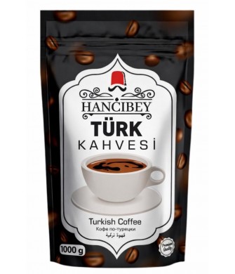 Hancıbey  Türk Kahvesi Orta Kavrulmuş ( öğütülmüş) 1Kg