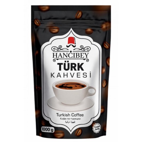 “Hancıbey Türk kahvesi 1 kg bol köpüklü orta içim”