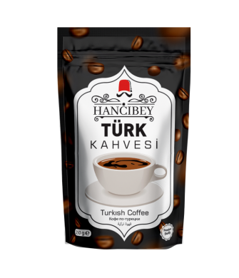 Hancıbey Türk Kahvesi Orta Kavrulmuş (Öğütülmüş)  250 Gr