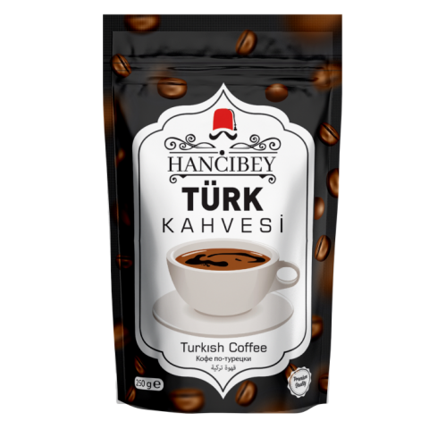 “Hancıbey Türk kahvesi 250 gr bol köpüklü orta içim”