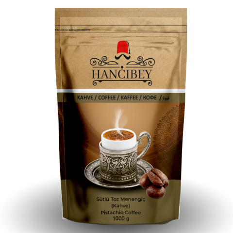 Hancıbey sütlü toz menengiç kahvesi 1kg doğal ve hazır içim”